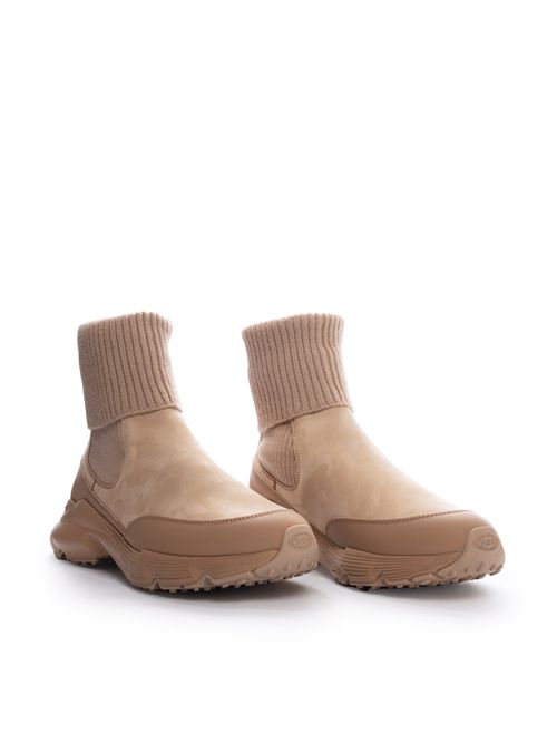 Stivaletto Chelsea in suede e maglia TOD'S | XXW54C0JP30 UMOUURE